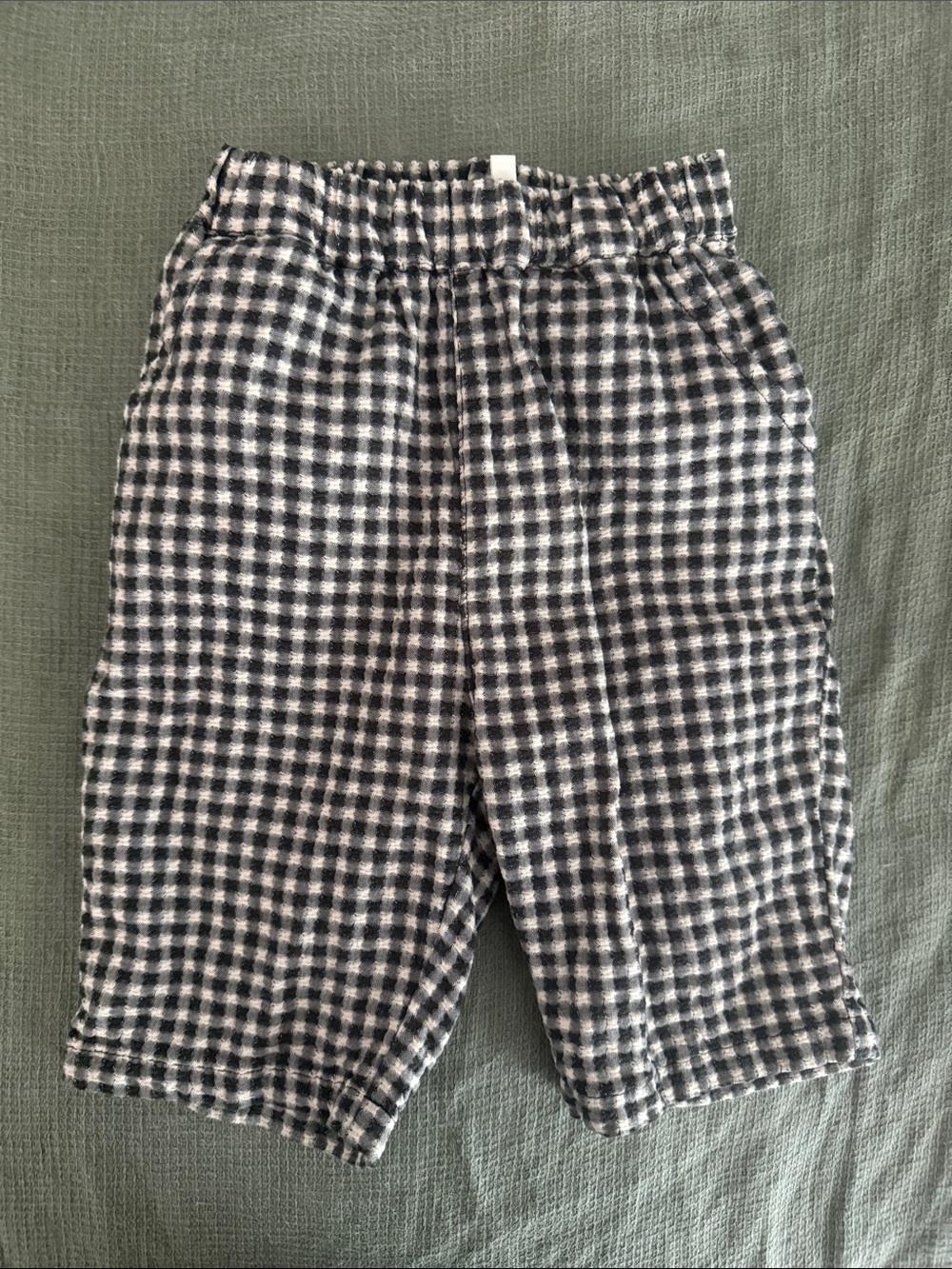 Rylee + Cru Black and White Gingham Shorts